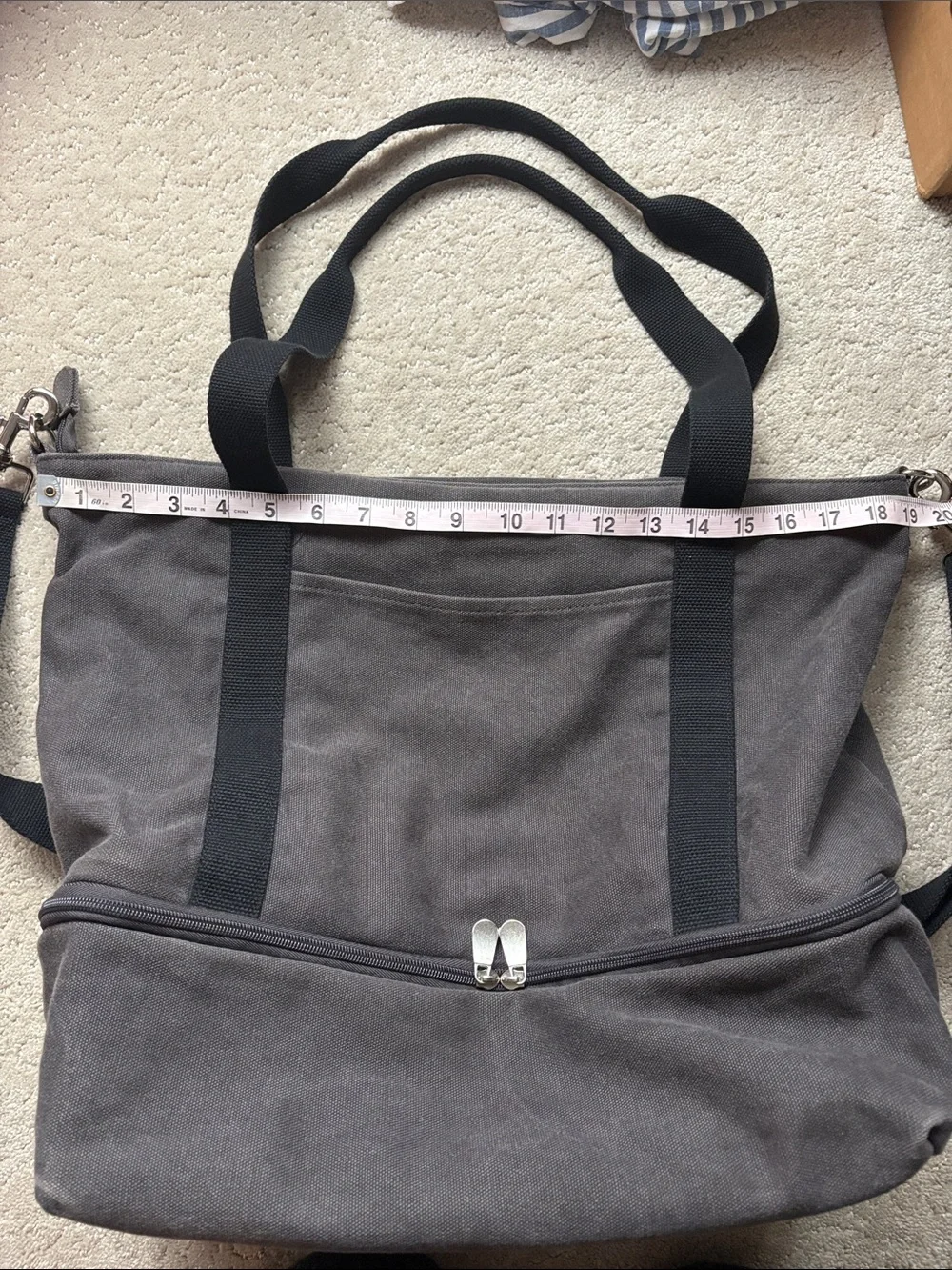 Lo & Sons Catalina Deluxe Tote Canvas Gray